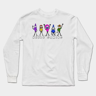 Neebs Gaming Stick Figures Long Sleeve T-Shirt